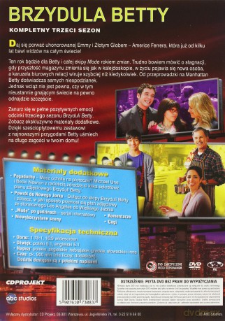 Brzydula Betty sezon 3 [BOX] [6DVD]