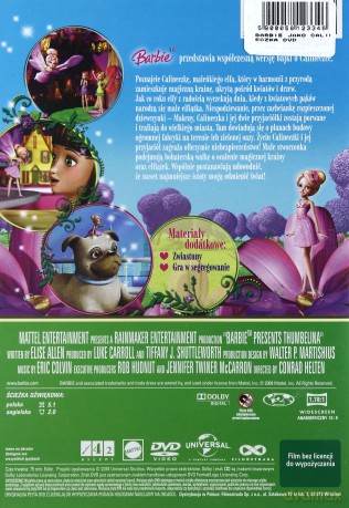 Barbie Świąteczna Kolekcja: Barbie w Opowieści Wigilijnej / Barbie jako Calineczka / Barbie jako Roszpunka / Barbie z Jeziora Łabędziego Pakiet [4DVD]