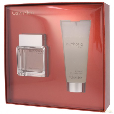 Calvin Klein Euphoria Men Zestaw - woda toaletowa 50 ml spray + żel pod prysznic 100 ml [PERFUMY]