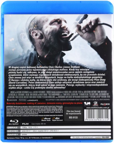 Adrenalina 2: Pod napięciem [Blu-Ray]