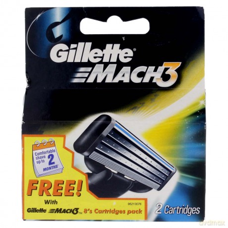 Gillette Mach3 Ostrza 2 szt [KOSMETYKI]