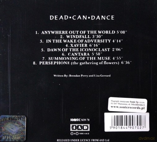 Dead Can Dance: Within The Realm Of A Dying Sun [CD]