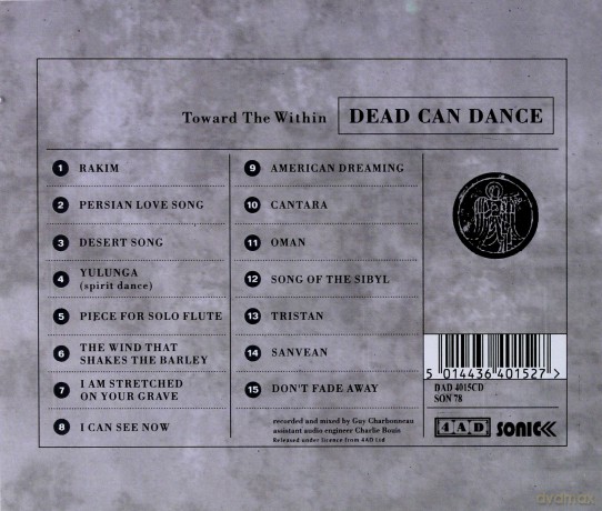 Dead Can Dance: Toward The Within [CD]