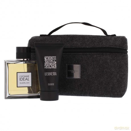 Guerlain L Homme Ideal Zestaw Woda toaletowa 100 ml spray + Żel pod prysznic 75 ml + kosmetyczka [PERFUMY]