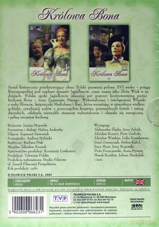 Królowa Bona 1+2 [BOX] [4DVD]