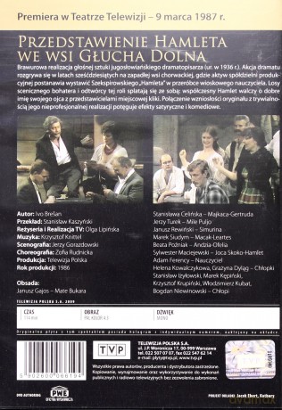 Teatr TVP: Przedstawienie Hamleta we wsi Głucha Dolna [DVD]