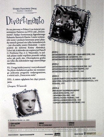 Starsi Panowie Dwaj: Razem i osobno. Divertimento [BOX] [4DVD]