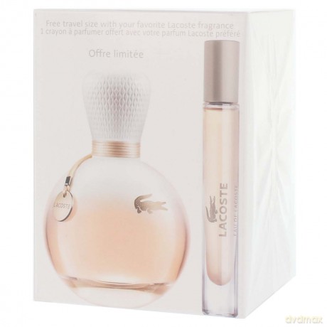Lacoste Eau de Lacoste Femme Zestaw EDP 90 ml spray + EDP 6 ml roll-on [PERFUMY]