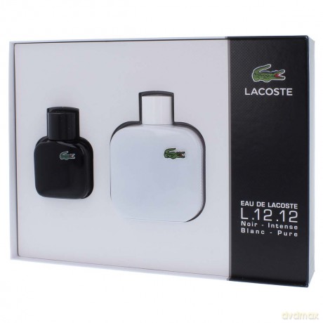 Lacoste Eau de Lacoste Zestaw L.12.12 Blanc Woda toaletowa 100 ml spray + L.12.12 Noir Woda toaletowa 30 ml spray [PERFUMY]