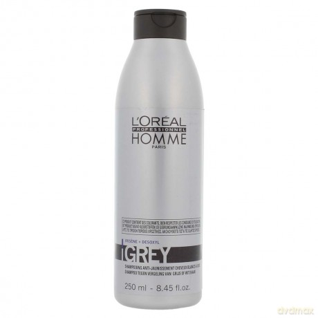 Loreal Homme Grey Szampon do włosów siwych 250 ml [KOSMETYKI]