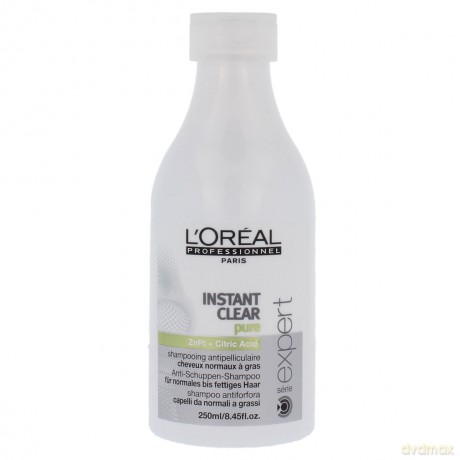 Loreal Instant Clear Pure Szampon przeciwłupieżowy do włosów normalnych i tłustych 250 ml [KOSMETYKI]