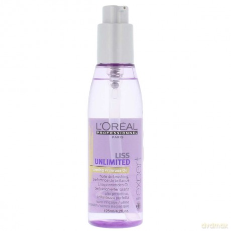 Loreal Liss Unlimited Evening Primrose Oil Mocno wygładzający olejek do włosów 125 ml [KOSMETYKI]