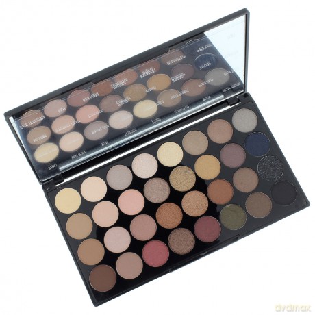 Makeup Revolution London Ultra Eyeshadows Paleta cieni do powiek 16 g - Flawless [KOSMETYKI]