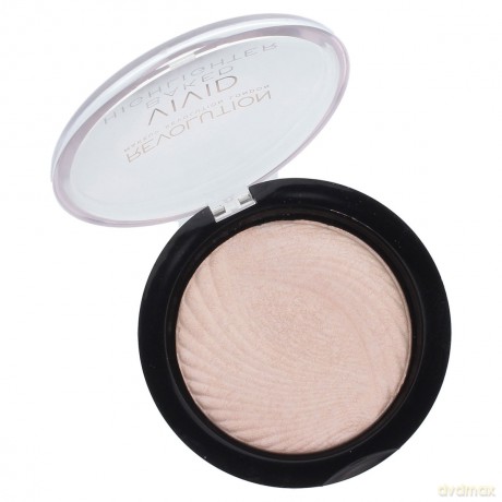 Makeup Revolution London Vivid Baked Highlighter Rozświetlacz do twarzy 7,5 g - Peach Lights [KOSMETYKI]