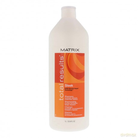 Matrix Total Results Sleek Szampon wygładzający do włosów zniszczonych i niezdyscyplinowanych 1000 ml [KOSMETYKI]