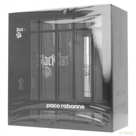 Paco Rabanne Black XS Zestaw - woda toaletowa 100 ml spray + woda toaletowa 10 ml spray [PERFUMY]