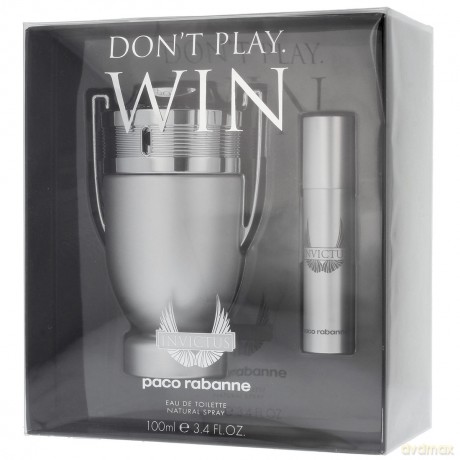 Paco Rabanne Invictus Zestaw Woda toaletowa 100 ml spray + Woda toaletowa 10 ml spray [PERFUMY]