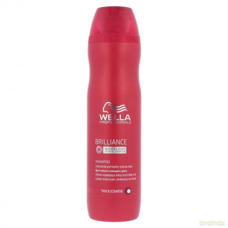 Wella Brilliance Szampon do włosów farbowanych i grubych 250 ml [KOSMETYKI]