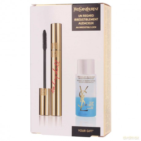 Yves Saint Laurent Mascara Volume Effet Faux Cils Baby Doll Tusz do rzęs 5 ml - 1 Fetish Black + Płyn do demakijażu 30 ml [KOSMETYKI]