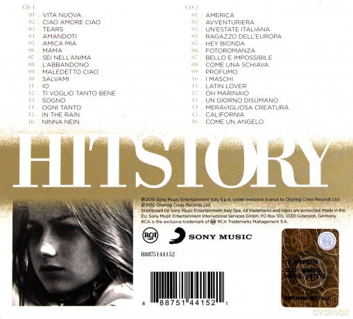 Gianna Nannini: Hitstory [2CD]