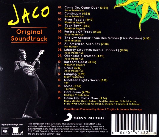 JACO soundtrack [CD]