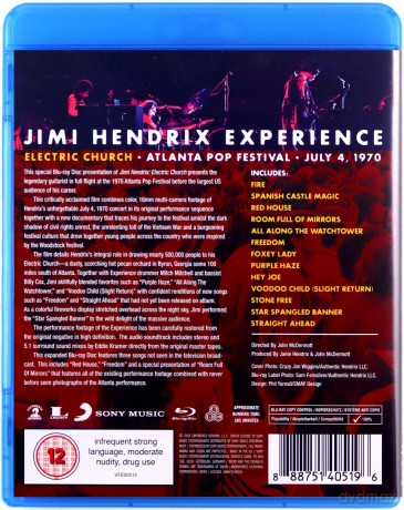 Jimi Hendrix: Jimi Hendrix Experience: Electric Church [Blu-Ray]