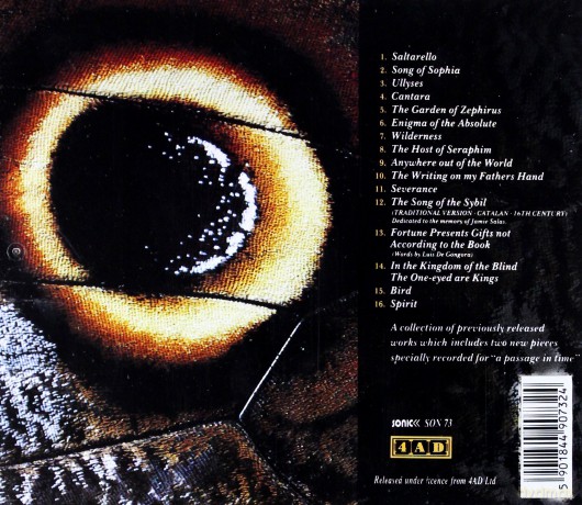 Dead Can Dance: A Passage In Time [CD]