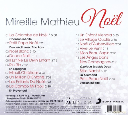 Mireille Mathieu: Mireille Mathieu Noel [CD]