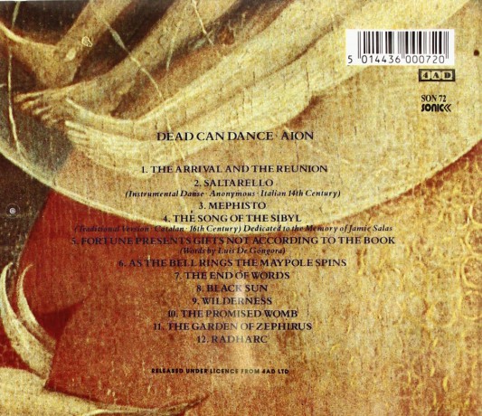 Dead Can Dance: Aion [CD]
