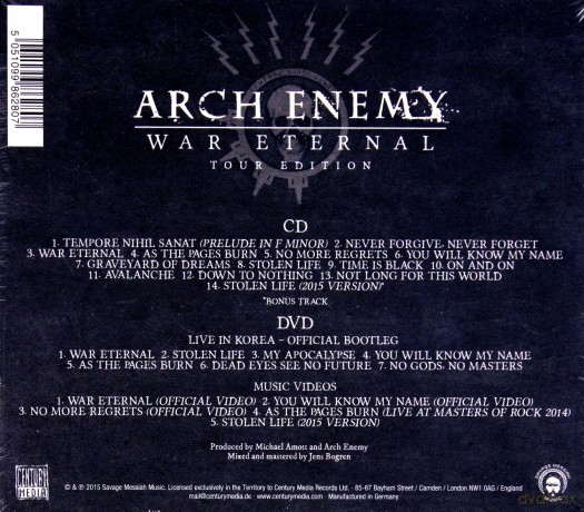 Arch Enemy: War Eternal (Tour Edition) [2CD]