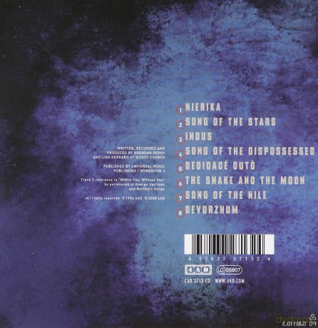 Dead Can Dance: Spiritchaser (Remastered) 2008 [CD]