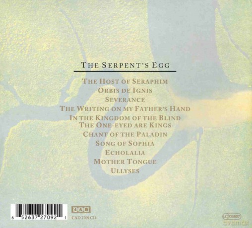 Dead Can Dance: The Serpent's Egg (Remastered) 2008 [CD]