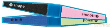 Ingrid Accessories Polerka do paznokci czterostronna z pilnikiem (400)