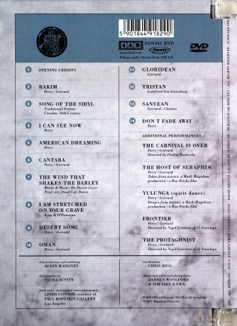 Dead Can Dance: Toward The Within [DVD]