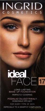 Ingrid Fluid IDEAL FACE nr 17 ciepły beż 30 ml