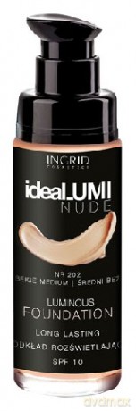 Ingrid Fluid IDEALUMI NUDE rozświetlający nr 202 30 ml