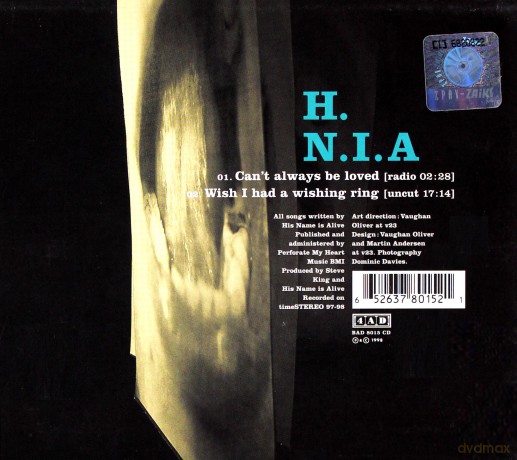 His Name Is Alive: Can't Always Be Loved (digipack) [CD]