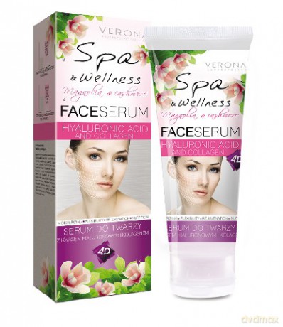 Verona Spa&Wellness 4D Serum do twarzy z kwasem hialuronowym i kolagenem 50 ml