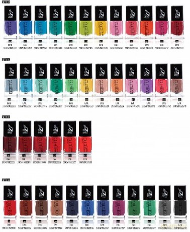 Verona Zestaw Lakier ESTET SET 003 (RED) A24 + pazurki
