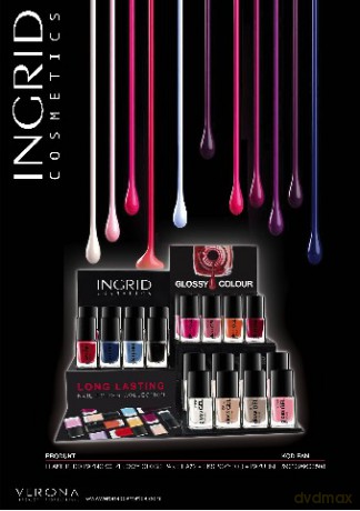 Verona Zestaw Lakier Gloss GEL a72 + ekspozytor + pazur