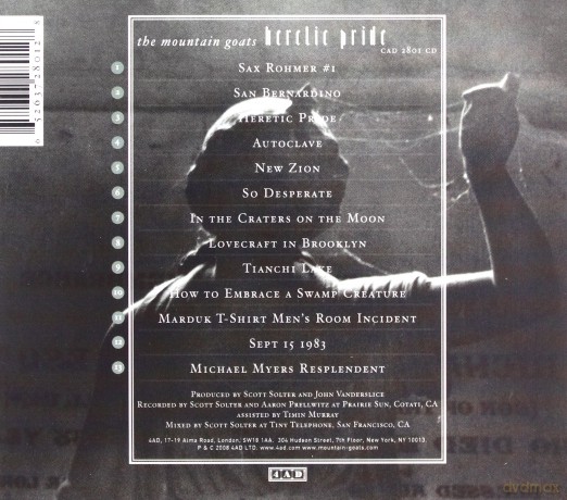 The Mountain Goats: Heretic Pride [CD]
