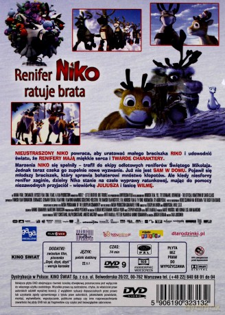 Renifer Niko ratuje brata [DVD]
