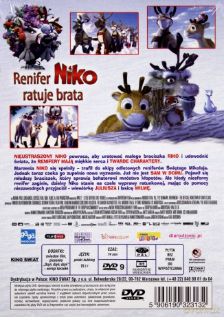 Renifer Niko ratuje brata [DVD]