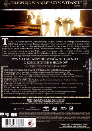 Zakazane Imperium Sezony 1-5 [BOX] [22DVD]