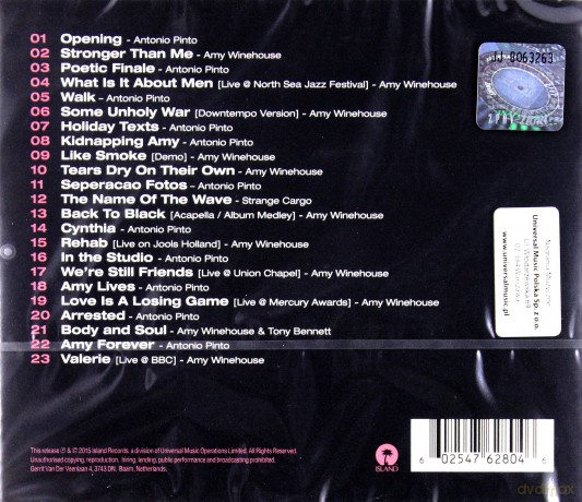 Amy Winehouse: Amy The soundtrack [CD]