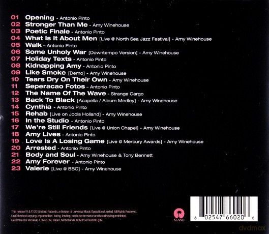 Amy Winehouse: Amy The soundtrack (PL) [CD]
