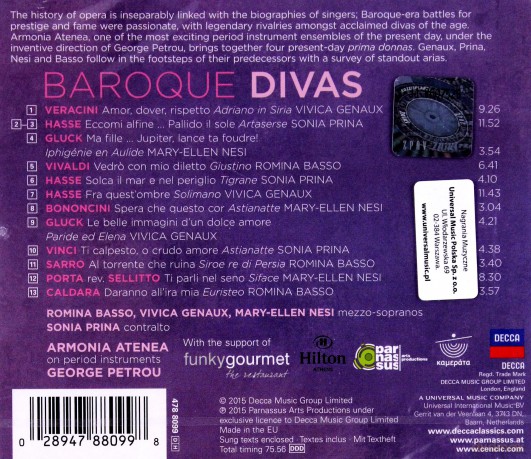 Baroque Divas [CD]