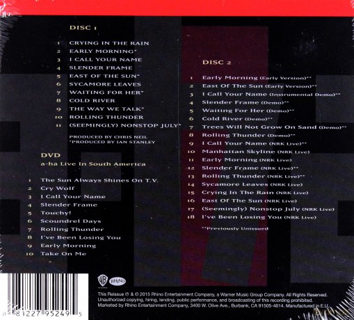 A-Ha: East Of The Sun, West Of The Moon (Deluxe Edition) [3CD]