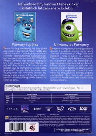 Potwory I Spółka / Uniwersytet Potworny Pakiet [2DVD]
