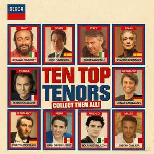 Ten Top Tenors [CD]